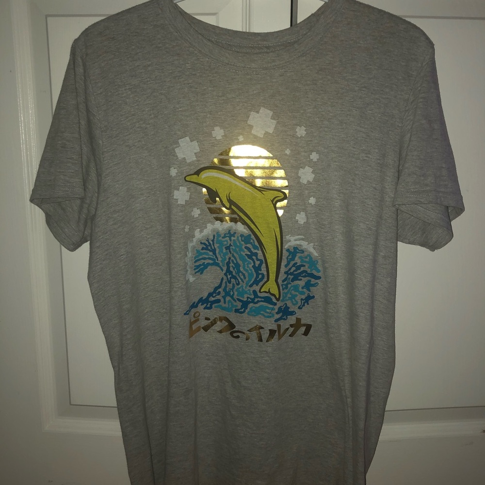 Pink Dolphin gold lake tee